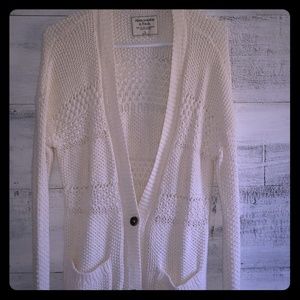 Abercrombie knit cardigan sweater